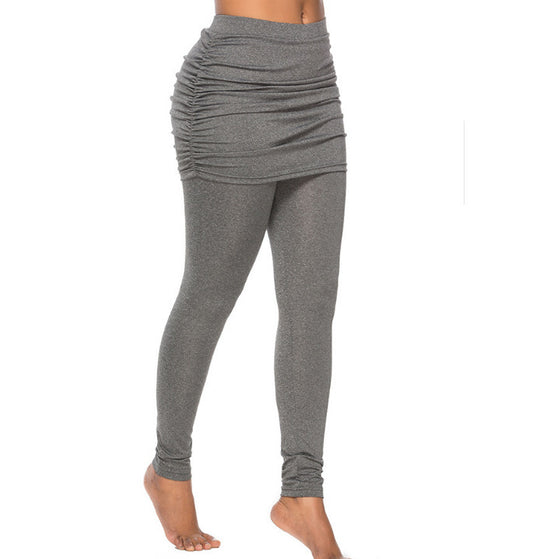 Pack hip side pleated skirt  two leggings skirt