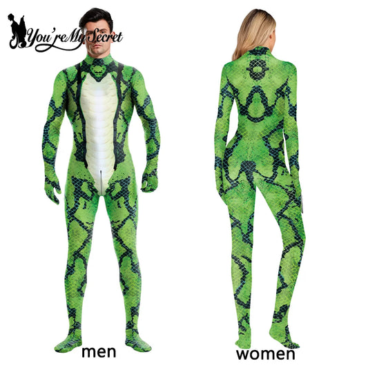 Halloween Costume For Women Men snake