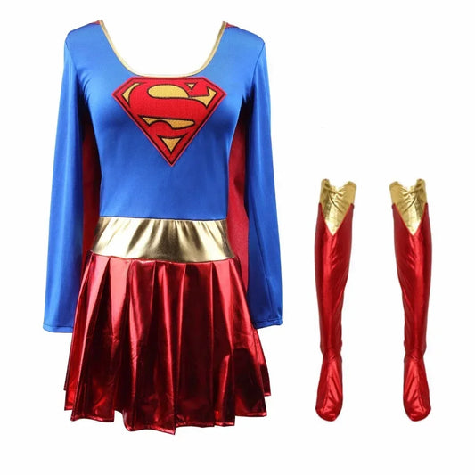 Women Superhero Superwomen Costume  Halloween
